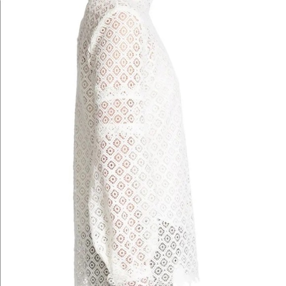 IRO White Embroidered Lace Long Sleeve Top Size 40 / Large - Picture 5 of 12